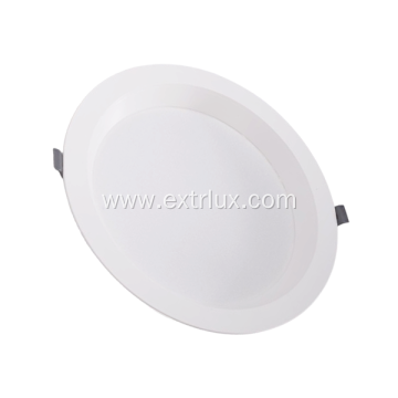 LED Plastic Recessed Round Anti-glare Downlight 18W